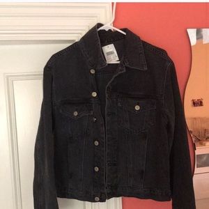 John galt brandy Melville back Jean jacket